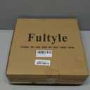 Round Side Table, Small Drink Table for Small Spaces, Modern Accent Nightstand with Solid Wood Leg for Living Room, Bedroom, Corners, and Office (Rustic Brown)