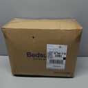 Bedsure Orthopedic Dog Bed Medium Size Dog - Extra Thick Supportive Medium Dogs Beds with Waterproof Washable Cover, Comfort Pet Bed Sofa with Soft Plush Sherpa and Nonskid Bottom, Beige, 35" (Cream)