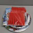 gisgfim 96 Pcs Christmas Train Plates and Napkins Party Supplies Christmas Believe Dinnerware Tableware Set Disposable Xmas Paper Plates Party Decorations Favors for Winter Holiday Serves 24