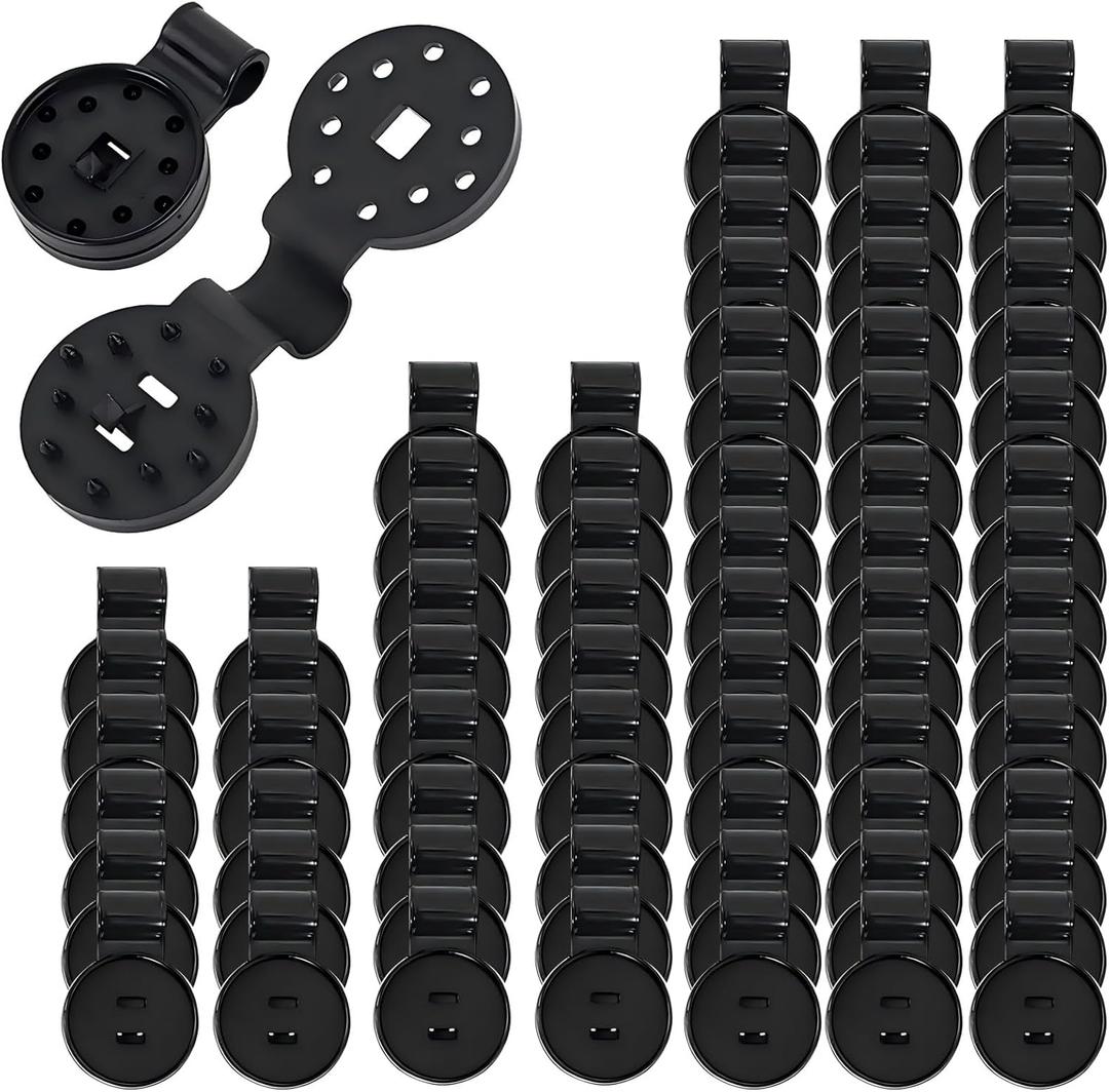 Garden Shade Clips Shade Cloth Heavy Duty Clip Sun Shade Retaining Clip for Plastic Netting Cover Lock Patio Fabric Net Tarp Clamp(100pcs)
