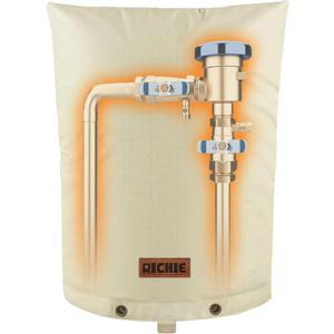 RICHIE 16"x20" Backflow Preventer Cover - 5-Layer Heavy-Duty Insulation for Winter Freeze Protection Down to 5F, Weatherproof Outdoor Cover for Sprinkler Valves, Well Pumps, Pipes & PVB (Beige)