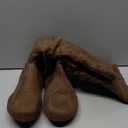 Olivia K Womens Low Heel Mid-Calf Slouchy Suede Slip On Casual Boots with Side Zipper (7)