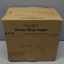 Drain Auger, Clog Remover with Drill Adapter, 25 Feet Flexible Plumbing Snake Use Manually or Powered for Kitchen, Bathroom and Shower Sink, Comes with Gloves (orange)