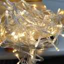 JMEXSUSS 100 LED String Lights Indoor Bedroom, 8 Modes Warm White Christmas Lights Plug in, 33ft Connectable Room Fairy Twinkle Light Outdoor for Mirror Room Home Garden Xmas Tree