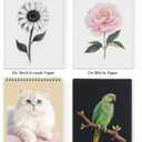 FPGFIIVO 101 Pcs Sketch Art Set, Art Supplies with 3-Color Sketchbook and Tutorial, Colored, Watercolor, Metallic, Graphite, Charcoal Pencils, Drawing Set Gifts for Artists Adults Kids Teens Beginner