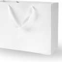 Argivean White Gift Bags With Handles: 6pcs Medium Large Gift Bags Bulk 12.6x4x8.7 Inch For Wedding Party Birthday Business