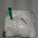 Sexy Open Front V Neck Ruffle Sheer Mesh Lace Wireless Babydoll Lingerie Dress with Thong 2 Piece (Medium, White)