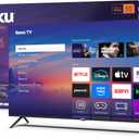 Roku Smart TV 2025  55-Inch Select Series, 4K HDR TV  Roku TV with Enhanced Voice Remote  Flat Screen LED Television with Wi-Fi for Streaming Live Local News, Sports, Family Entertainment