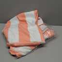 2 Pcs Kids Hooded Bath Towel 50" x 30" Kids Hooded Beach Bath Towels Pink Microfiber Girls Bath Towels Pool Beach Towel Wrap for 3-12 Years Girls Toddlers Swimming Cover up 2 Design (Stripe)