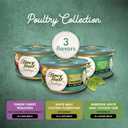 Purina Fancy Feast Medleys Poultry Collection Wet Cat Food Variety Pack - (Pack of 30) 3 oz. Cans (EXP 03/31/28)