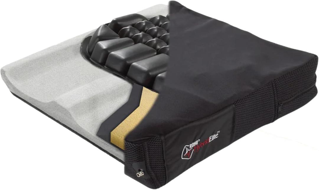ROHO Hybrid Elite Single Compartment Cushion - 19.75" x 18.75" x 4.25"