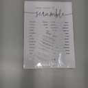 GardenCity 50 Baby Shower Word Scramble Game Cards, Fun Baby Shower Games for Boy or Girl, Gender Neutral - Minimalist