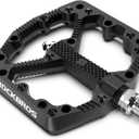 ROCKBROS Mountain Bike Pedals Flat MTB Pedals Nylon Fiber Bicycle Platform Pedals for Road Mountain BMX MTB Bikes (black)