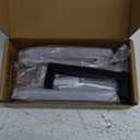 KNOBWELL 6 Pack 102mm Black Kitchen Cabinet, Stainless Steel Cupboard Door Handles Pulls for Vanity Chest Nightstand Drawer Dresser - Hole Distance 102mm, Overall Length 114mm