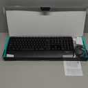 Logitech MK345 Wireless Keyboard and Mouse Combo with Palm Rest, 2.4 GHz USB Receiver, Compatible with PC, Laptop, Black (1 Pack)