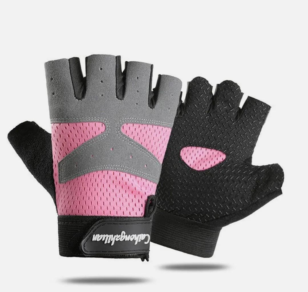 Workout Gloves for Men and Women, Exercise Gloves for Weight Lifting, Cycling, Gym, Training, Breathable and Snug fit (Count 3)