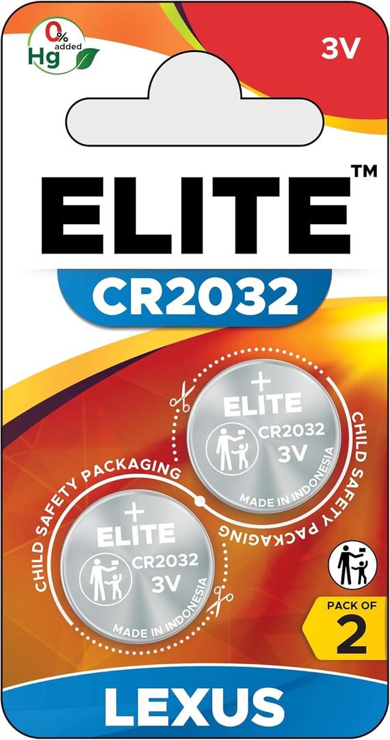 Key Fob Batteries Replacement for Lexus RX ES NX is UX GX RC GS LS (RX350 ES350 NX300 RX450h NX200t ES300h GX460 NX350 GS350 IS300 UX200 IS350 UX250h RC350) Smart Remote - Retail Pack