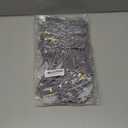 51 Pcs Christmas Velvet Ornaments 15 Pcs Christmas Tree Decor Balls 3.14" 36 Pcs Velvet Vintage Ribbon Bows 5/8" Wide 6 * 8" for Xmas Tree Hanging Decorations Home Indoor Decor (Gray Blue)