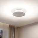 Homelist YX1 4300LM(60W) Indirect Lighting Ceiling Light, Compact 8" Flush Mount Ceiling Light, Dual-Core Eye Protection Ceiling Light Fixture, CRI 97, Fast Installation - IF Design Award Winner