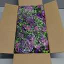 Fanfantoey Artificial Flowers for Outdoors Fake Hanging Decoration, Realistic Plants, UV & Fading Resistant Silk Flower for Spring Porch Patio Balcony Planter Yard (3, Purple Fuchsia)