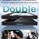 Goton Magnetic for Samsung Galaxy Z Fold 7 Case with Privacy Screen Protector + HD Screen Protectors, [Compatible with MagSafe] Full Body Shockproof Slim Cover with Hinge Protection, Black