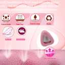 6 Pack CPAP Mask Liners Compatible with Large Size CPAP Full Face Mask,Comfort Reusable Cushion Covers,Absorbs Facial Oils and Moisture Improve The Comfort of Wearing (Pink)