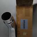 JY PERFORMANCE 5 Inch ID Diesel Exhaust Tip Elbow Tip 5'' Inlet 6'' Outlet 23'' Long Chrome Turndown Exhaust Tip with Clamp