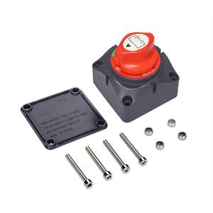 1-2-Both-Off Battery Switch, 12-48V 200A High Current Waterproof Disconnect Master Cut Off Switches for Car, Vehicle, RV and Boat
