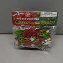 READY 2 LEARN Glitter Foam Stickers - Red and Green Stars - Pack of 168 - Self-Adhesive - Stickers for Christmas Crafts and Holiday Party Favors Pack of 4