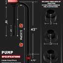 FUELIO Rechargeable Fuel Transfer Pump - Electric Gas Pump For Gas Can - Auto Stop Gas Transfer Pump