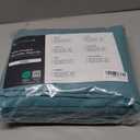 LuxClub 4 PC King Sheet Set, Deep Pockets Wrinkle Free Cooling Bed Sheets Hotel Bedding for Women, Men, Includes 1 Fitted Sheet, 1 Flat Sheet and 2 Pillowcases-Soft Teal