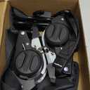 Retractable Ratchet Straps, 1763lb Break Strength Self Retracting Ratchet Straps Heavy Duty with Soft Loops, 10FT Auto Tie Down Straps Easy Retract for Motorcycle, Truck, Securing Cargo, 2 Pack (Black)