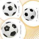 Urspasol 12-Pack Soccer Stress Balls 2.5 Inch Small Soft Foam Squeeze Soccer Mini Sport Balls for Kids Party Decorations, Favors & Anxiety Relief , Hand Exercise, Team Building Gifts School Rewards