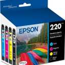 EPSON 220 DURABrite Ultra Ink Standard Capacity Black & Color Cartridge Combo Pack (T220120-BCS) Works with WorkForce WF-2630,2650, 2660, 2750, 2760 and Expression XP-320,420, 424