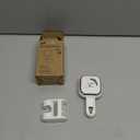 TAILI Shower Head Holder Suction, Handheld Shower Head Bracket, Height Angle Adjustable Wall Mounted, Bathroom Showerhead Holder Removable No Drilling Waterproof, Square Suction Cup, White