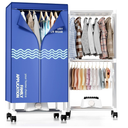 Clothes Dryer, Portable Drying Machine with Timer, 60inch Laundry Drying Wardrobe with Large Capacity, Electric Dryer/Rack for Home | Appartments (Grey TL6)