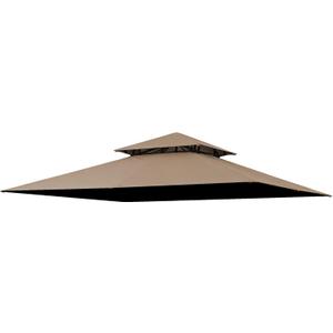 Replacement Gazebo Cover Compatible with ABC 9X9,The Top Compatible with Master 9X9 Steel Frame Gazebo,(Beige)