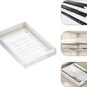 Pull Out Kitchen Cabinets Organizer Drawer, Sturdy Carbon Steel Slide-Out Shelves, Fixed With Adhesive, Slide Out Shelf for Kitchen Bathroom Wardrobe