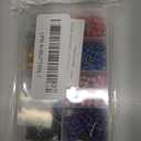 600 PCS Multi-Color Push Pins Map Tacks,1/8 inch Round Head with Stainless Point, 10 Assorted Colors (Each Color 60 PCS) in reconfigurable Container for Bulletin Board, Fabric Marking