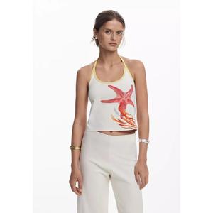 Desigual Halter Neck Tank Top, Made In Morocco, Size S