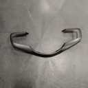 Daeiclru Car Steering Wheel Cover Trim Compatible with Jaguar F-Pace F-Type XF XF XFL 2016-2019, Steering Wheel Decoration Frame Accessories (Matt Black)