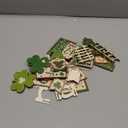 24 Pcs St Patrick's Day Tiered Tray Decoration Sets Vintage Shamrock Wooden Table Tier Tray Sign Farmhouse Irish St Patrick's Day Kitchen Bar Tabletop Kitchen Home Decoration