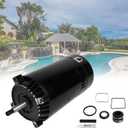 UST1152 Pool Pump Motor and Seal Replacement Kit Pool Pump Motor 1.5 HP Up-Rated C Face 56J Frame Compatible with Hayward Super Max-Flow Northstar Jacuzzi Magnum Pumps