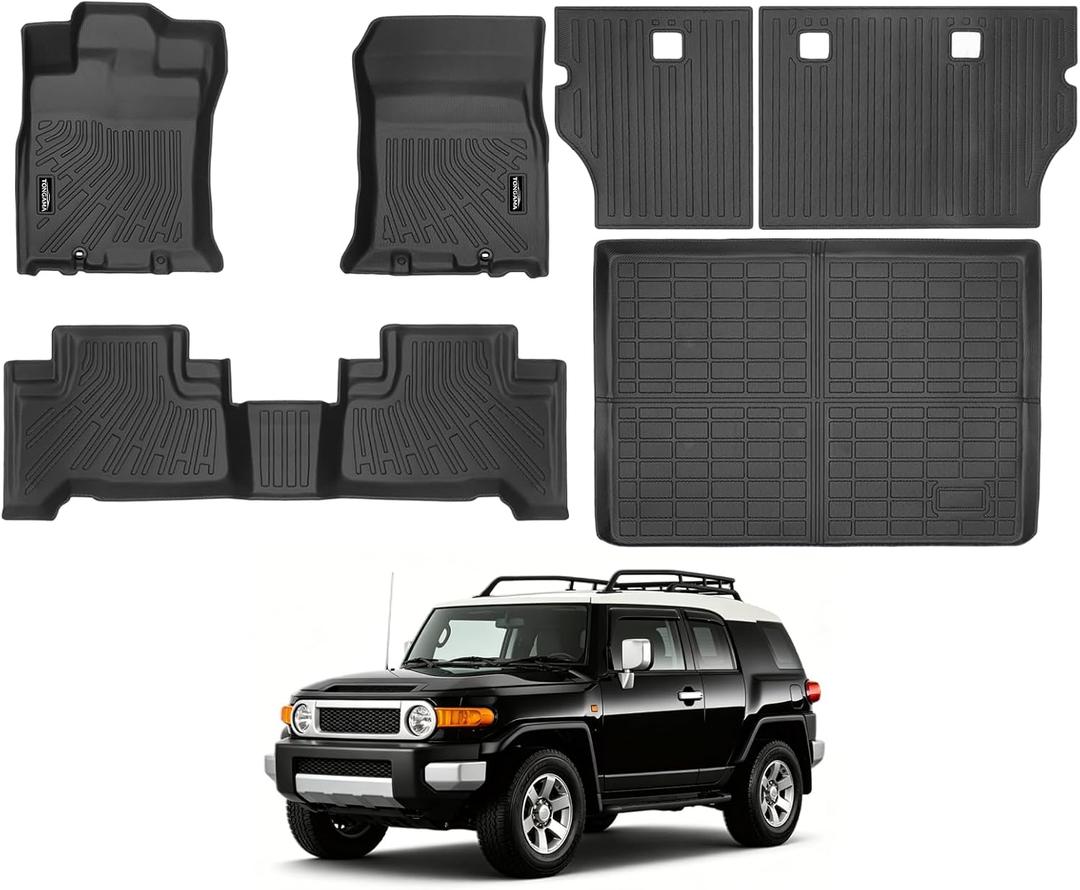 All Weather TPE Floor Mat Set for 2007-2014 Toyota FJ Cruiser