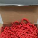 100 Pieces Emergency Whistles with Lanyard Safety Survival Whistles Loud Blast for Safety Camping Hiking Boating Hunting Survival Rescue Signaling (Orange)