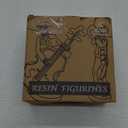 Black Cat Figurine with Glow-in-The-Dark Eyes - 7.3" Spooky Resin Halloween Decorations Halloween Decor Outdoor/Indoor (Black Cat)