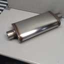 Flowmaster 71249 FlowFX Muffler 3" Center Inlet/3" Center Outlet - Moderate Sound 409 Stainless Steel