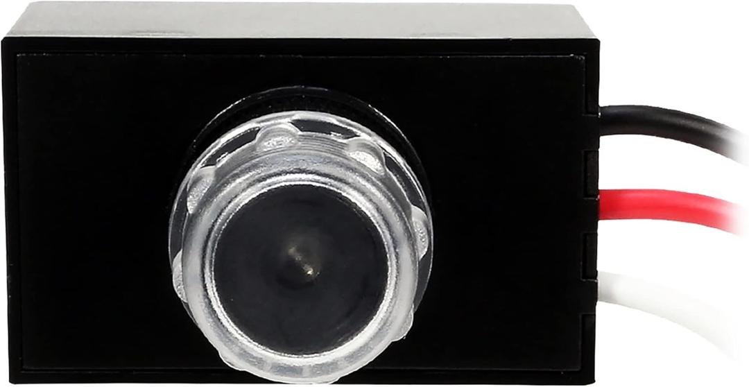 KOTLIN Outdoor Hard-Wired Post Eye Light Control with Photocell Light Sensor, Dusk to Dawn Sensor, Photocell Sensor, Light Sensor for Outdoor Lighting, UL Listed(1 Pack)
