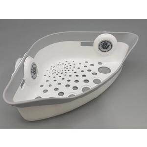 SlipX Corner Shower Basket Caddy, Adjustable Power Lock Suction Cups