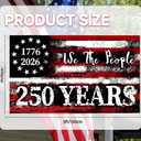 America's 250th Anniversary Flag, 3 Ply Year American Anniversary Flag- Double Sided, 3x5 Ft, 250 Years Birthday Patriotic Decor for Outdoor, Front Door, Porch, Wall (A2)